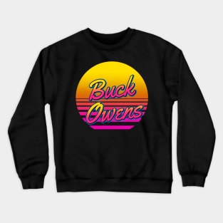 Buck Personalized Name Birthday Retro 80s Styled Gift Crewneck Sweatshirt